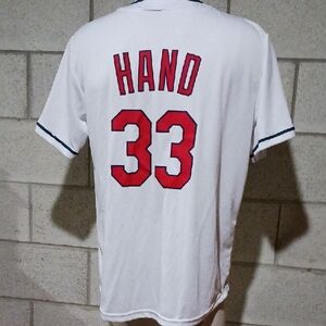 Cleveland Indians Brad Hand White Jersey Unisex Size XL